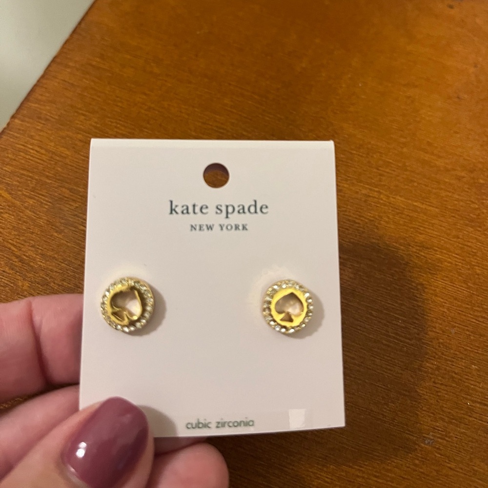 Kate Spade signature studs- Brand New